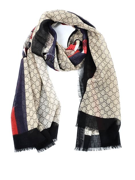 gucci two tone scarf|gucci scarf clearance.